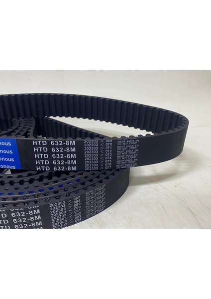 HTD8M 632 30 mm Kauçuk Zaman Kayış