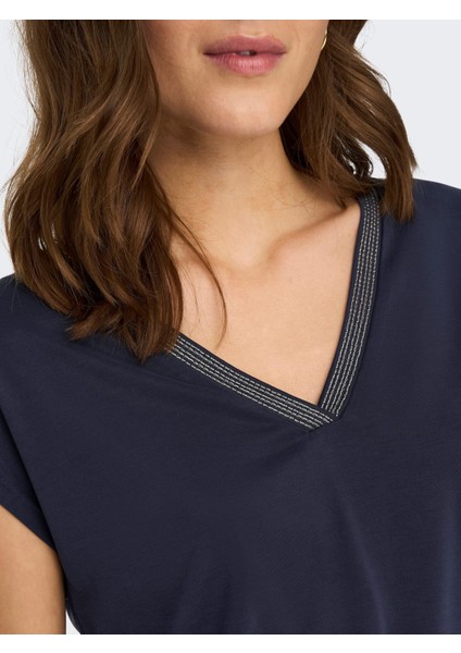 Onlfree Life S/s Modal Stitch Top Jrs Kadın T-Shirt 15285624 fırsatları