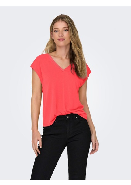 Onlfree Life S/s Modal Stitch Top Jrs Kadın T-Shirt 15285624