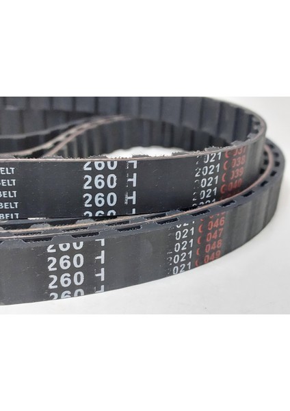 H 260 17 mm Kauçuk Zaman Kayış