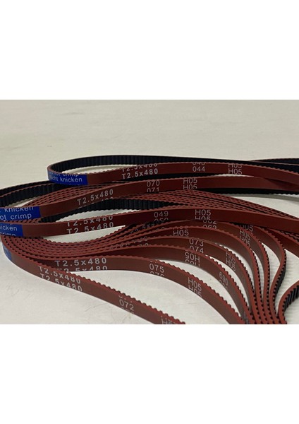 T2,5 480 6 mm Kauçuk Zaman Kayış