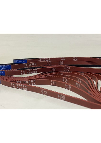T2,5 480 6 mm Kauçuk Zaman Kayış