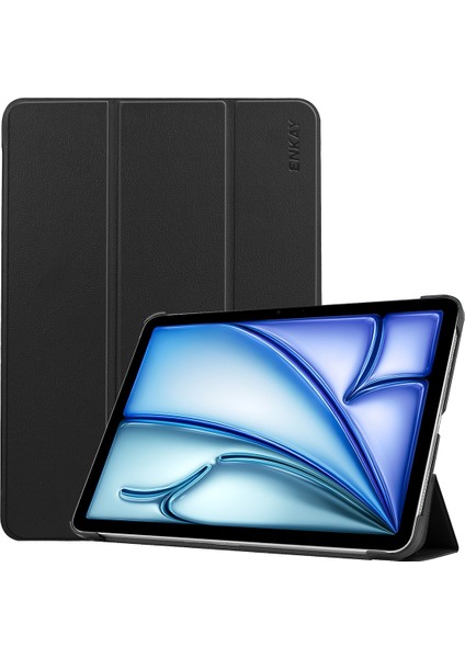 iPad Air 13 2024 Deri Standlı Kılıf (Yurt Dışından)