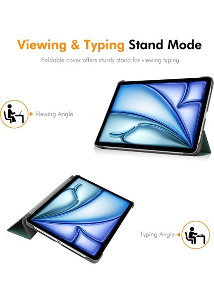 iPad Air 13 2024 Deri Standlı Kılıf (Yurt Dışından) modelleri