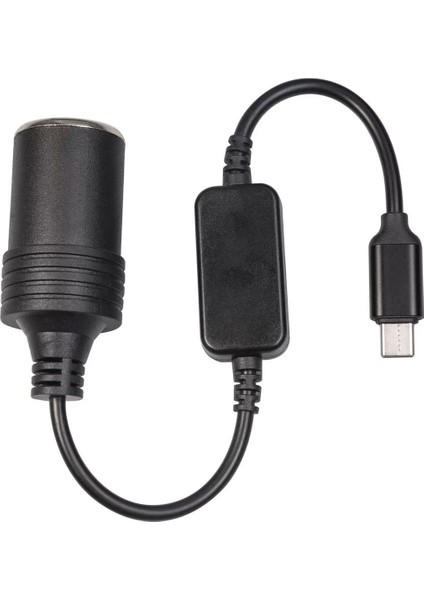 Powermaster PM-24759 Type-C 5 Volt To 12 Volt Çakmak Fiş Çevirici