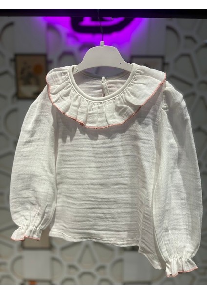 Kız Çocuk Gömlekli Bebe Yakalı Pembe Salopet Elbise indirimleri