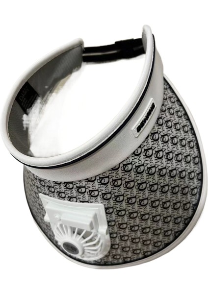 Güneş Kremi Içi Boş Üst Harf Şapka Güneş Şapkası Bisiklet Fanı Serin Şapka Yetişkin Modası Fanlı Büyük Ağız Şapka (Yurt Dışından)