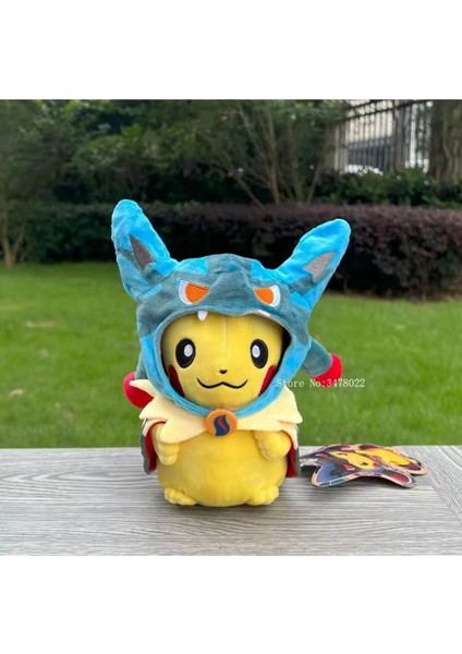 Pikachu Peluş Oyuncak Kostümlü 25CM Pokemon Peluş Pokemon Go Kostüm ile Birlikte