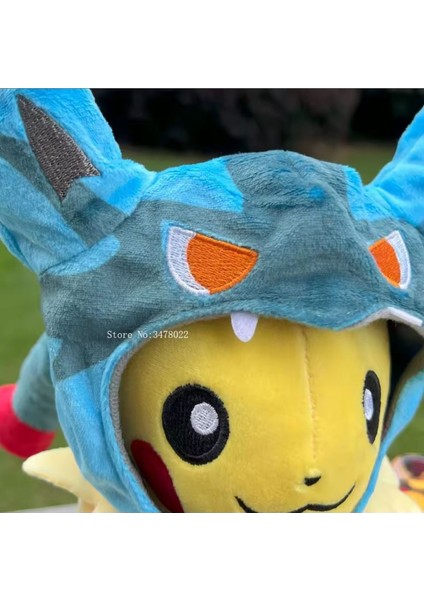 Pikachu Peluş Oyuncak Kostümlü 25CM Pokemon Peluş Pokemon Go Kostüm ile Birlikte fırsatları
