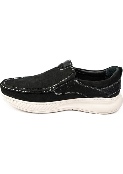 199 Marine Siyah Nubuk Deri Erkek Günlük Ayakkabı modelleri