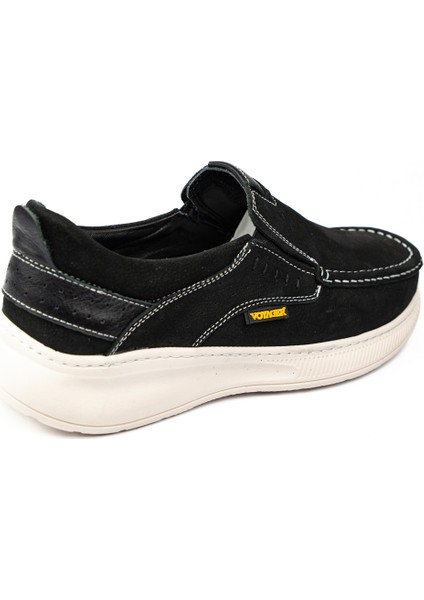 199 Marine Siyah Nubuk Deri Erkek Günlük Ayakkabı fırsatları