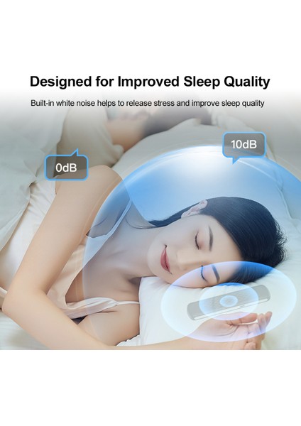 Taşınabilir Bluetooth Kemik Iletimli Beyaz Gürültü Uyku Hoparlörü (Yurt Dışından) fırsatları