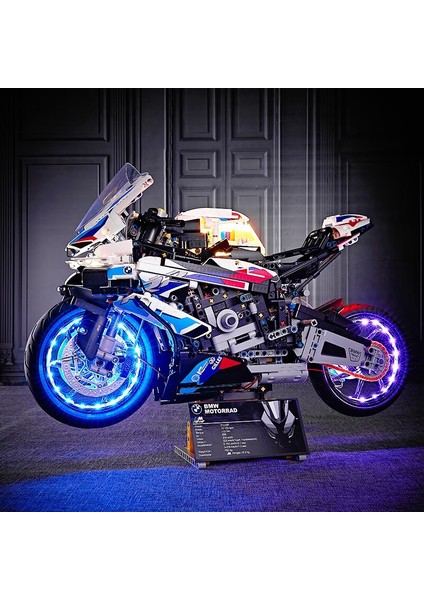 Harley Bmw Motosiklet Yapı Taşı Modeli Bulmaca Montajlı Oyuncak Araba (Yurt Dışından)