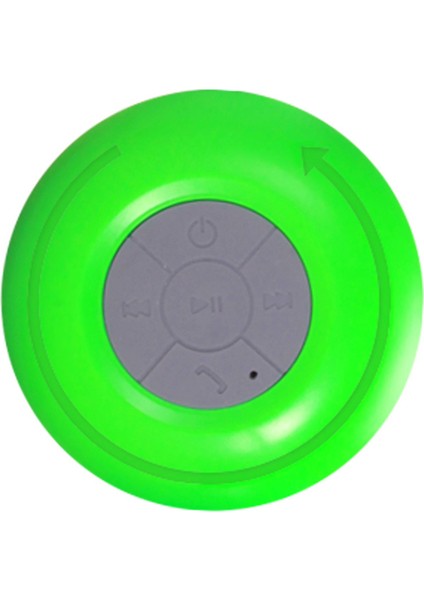 Bts-06 Taşınabilir Su Geçirmez Vantuzlu Bluetooth Hoparlör Yeşil (Yurt Dışından)