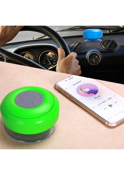 Bts-06 Taşınabilir Su Geçirmez Vantuzlu Bluetooth Hoparlör Yeşil (Yurt Dışından) indirimleri
