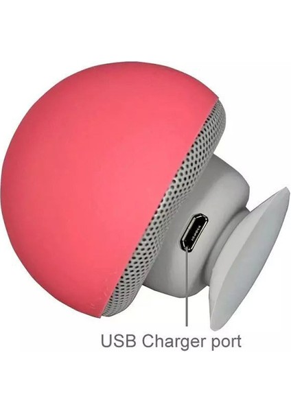 Mini Bt Hoparlör Taşınabilir Kablosuz Vantuzlu Subwoofer (Yurt Dışından)