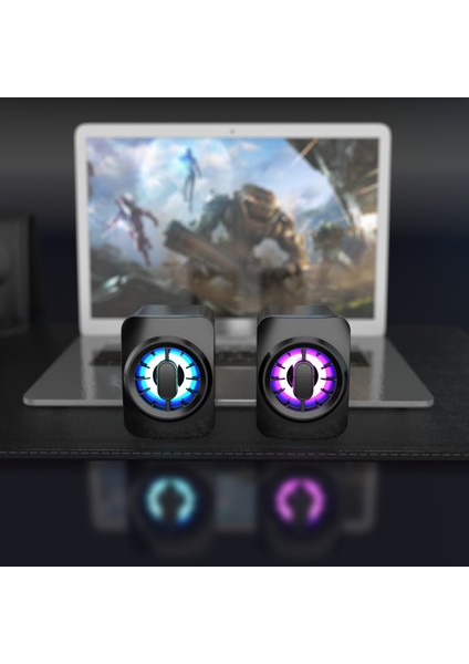 A1 Mini Rgb Taşınabilir USB 6W Subwoofer Hoparlör - Pc, Dizüstü, Telefon (Yurt Dışından) modelleri
