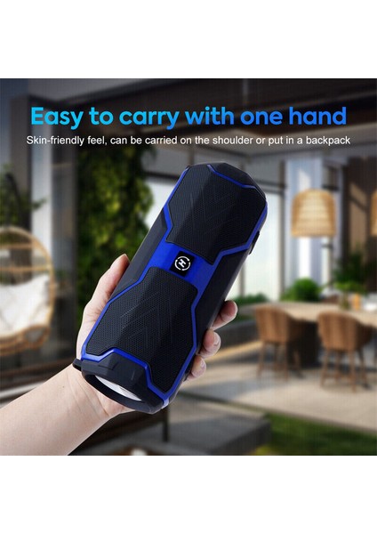 20W Taşınabilir Outdoor Bluetooth Hoparlör B Subwoofer Stereo Ses (Yurt Dışından)
