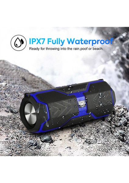 20W Taşınabilir Outdoor Bluetooth Hoparlör B Subwoofer Stereo Ses (Yurt Dışından)