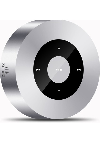 Mini Bluetooth Hoparlör Taşınabilir Mikrofon Gümüş (Yurt Dışından)