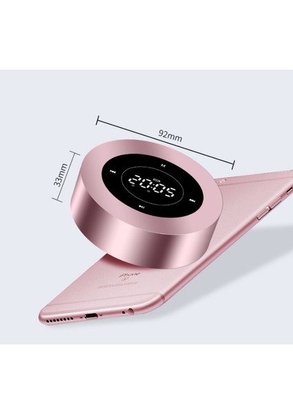 Mini Bluetooth Hoparlör Taşınabilir Mikrofon Gümüş (Yurt Dışından) fiyatları