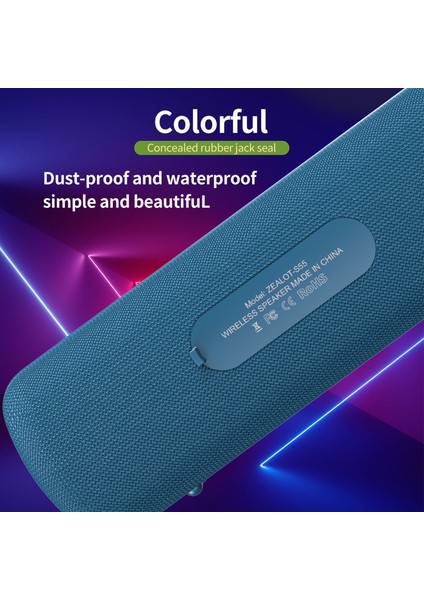 S55 Kablosuz Bluetooth Hoparlör: Su Geçirmez, Tws Stereo Ses, Aux/tf Kart, Uzun Çalma Süresi (Yurt Dışından) fırsatları