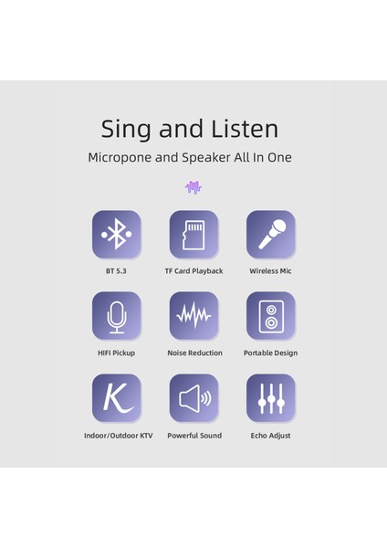 Mini Bt Karaoke Hoparlör Kablosuz Mikrofon LED Işık Gösterisi (Yurt Dışından) fiyatları