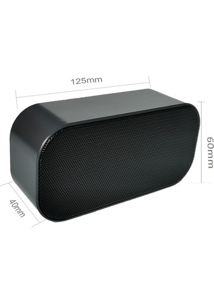 5010 Siyah USB Bilgisayar Hoparlörü Tak ve Çalıştır (Yurt Dışından)