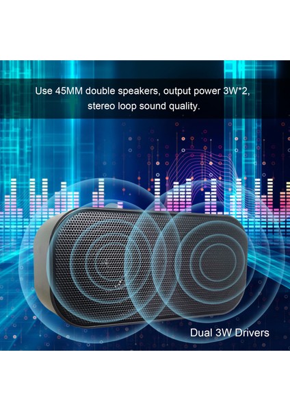 5010 Siyah USB Bilgisayar Hoparlörü Tak ve Çalıştır (Yurt Dışından)