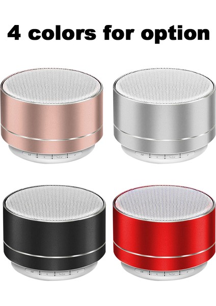 Şarj Edilebilir Portatif Bluetooth Hoparlör Tf Kart & Aux Destekli (Yurt Dışından)