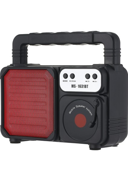 MS-1631BT Renkli LED Işıklı Süper B Açık Hava Hoparlörü (Yurt Dışından)