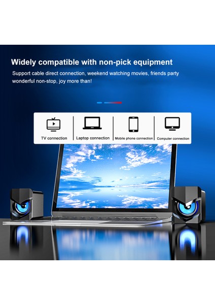 D-158 USB Masaüstü Hoparlör Süper Bas Pc ve Telefon (Yurt Dışından) fiyatları