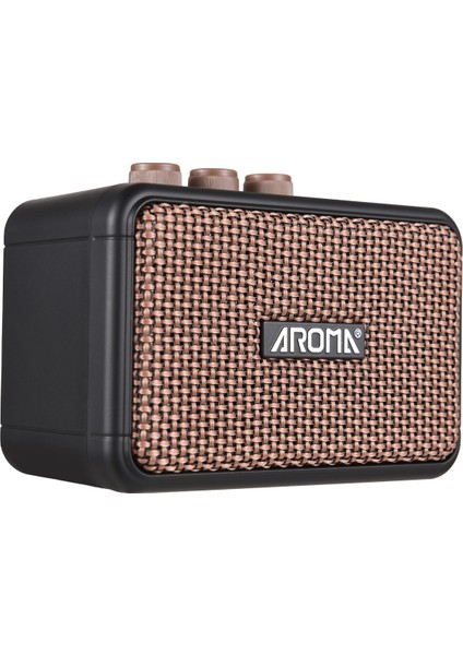 Aroma Bluetooth Dahili Pil Çift Ses Efekti 5W Gitar Hoparlörü (Yurt Dışından)