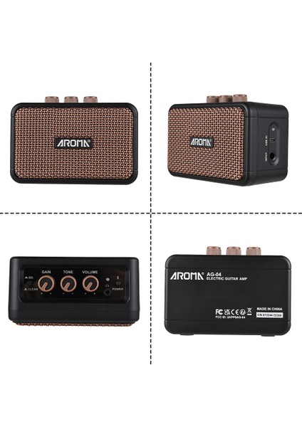 Aroma Bluetooth Dahili Pil Çift Ses Efekti 5W Gitar Hoparlörü (Yurt Dışından) modelleri