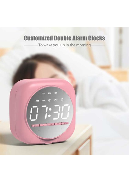 Bluetooth Hoparlörlü LED Ayarlı Çalar Saat ve Kablosuz Müzik Çalar (Yurt Dışından) fırsatları