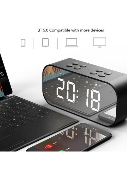 BT50 Taşınabilir Bluetooth Hoparlör Subwoofer Kablosuz ve Hands-Free (Yurt Dışından)