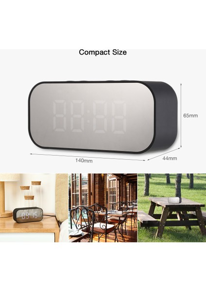 BT50 Taşınabilir Bluetooth Hoparlör Subwoofer Kablosuz ve Hands-Free (Yurt Dışından)