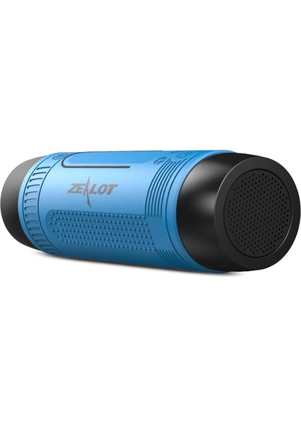 S1 Mavi Su Geçirmez Bluetooth Hoparlör - Açık Hava, Kablosuz Fm Radyo, Fener (Yurt Dışından)