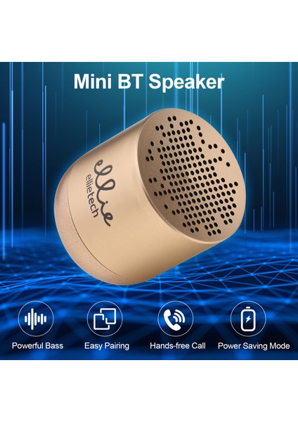 BT309 Mini Kablosuz Hoparlör - Güçlü Blı Taşınabilir Şarjlı (Yurt Dışından)