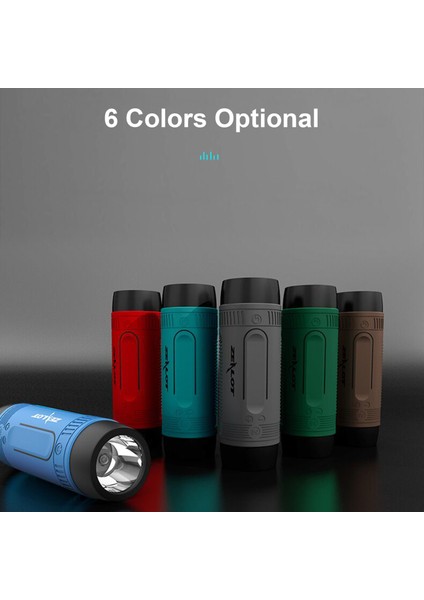 Zealot S1 Ipx5 Su Geçirmez Bluetooth Hoparlör ve Sos LED Işığı (Yurt Dışından)