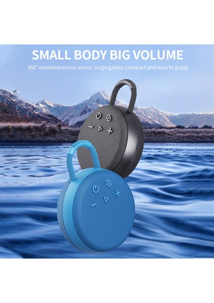 S77 Ipx7 Su Geçirmez Kablosuz Hoparlör 360 Ses 1800MAH (Yurt Dışından)