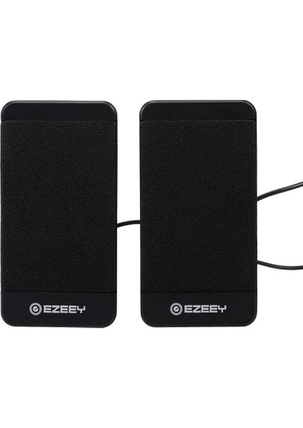 S4 Mini Taşınabilir Subwoofer USB Kablolu Masaüstü Hoparlör Siyah (Yurt Dışından)