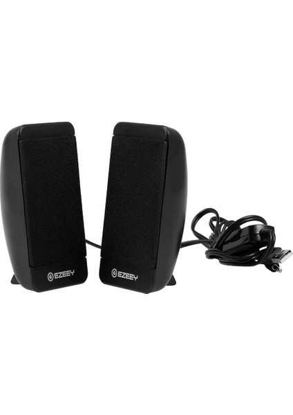 S4 Mini Taşınabilir Subwoofer USB Kablolu Masaüstü Hoparlör Siyah (Yurt Dışından)
