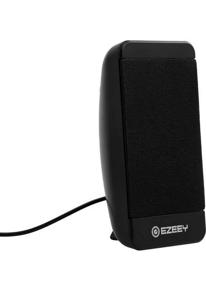 S4 Mini Taşınabilir Subwoofer USB Kablolu Masaüstü Hoparlör Siyah (Yurt Dışından)