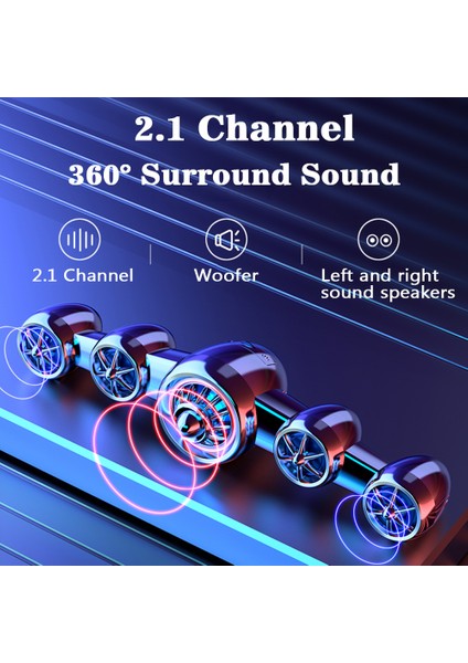 D-219 Usb/aux Masaüstü Hoparlör - Mini Uçak Tasarımlı Subwoofer (Yurt Dışından)