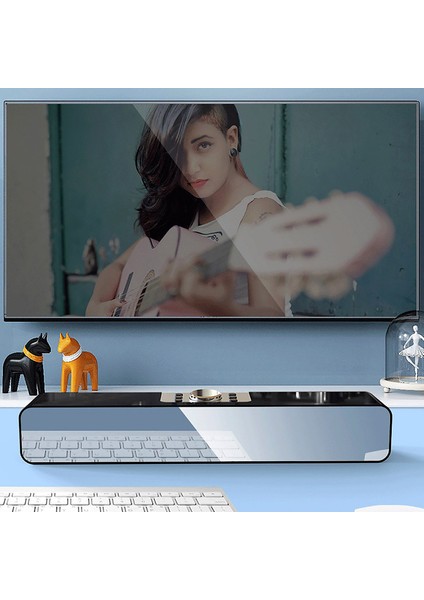 Kablosuz Bluetooth Hoparlör, Ayna Ekranlı Çift Alarmlı Saat - Stereo Ses ve Hands-Free Mikrofonlu Ev Ofis Seyahat Hoparlörü (Yurt Dışından)