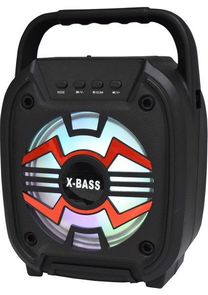 BT6118 Taşınabilir Kablosuz Bluetooth Hoparlör Güçlü B Fm Radyo Tf Aux 1500MAH (Yurt Dışından)