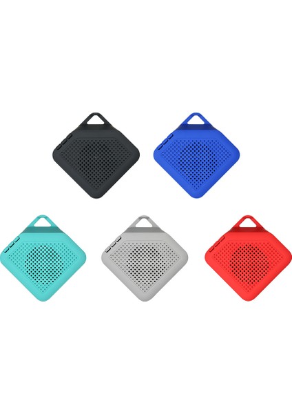 Kablosuz Taşınabilir Mini Bluetooth Hoparlör Eller Serbest Kırmızı (Yurt Dışından)