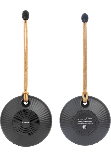 BS-176 Mini Bluetooth Hoparlör Fm Radyo Taşınabilir Şarj Edilebilir Outdoor Seyahat (Yurt Dışından)