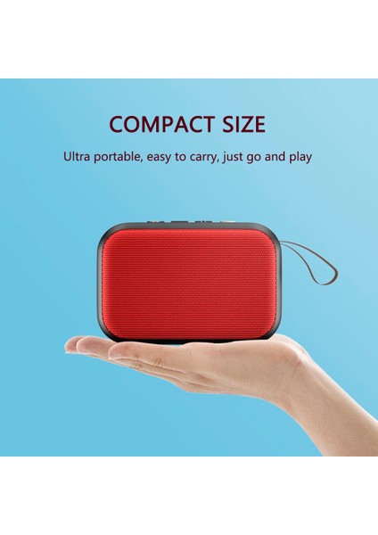 Taşınabilir Bluetooth Hoparlör: Hıfı Ses, Subwoofer, Fm Radyo, Hands-Free - Outdoor & Kamp (Yurt Dışından)